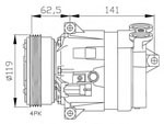 FC1856 A/C Compressor 1135296 55192057 FIAT BRAV 1995-